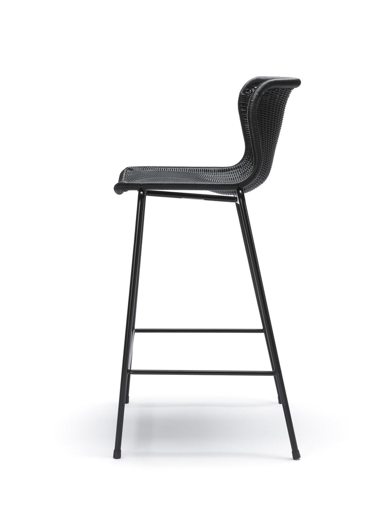 C603 stool outdoor (black) side
