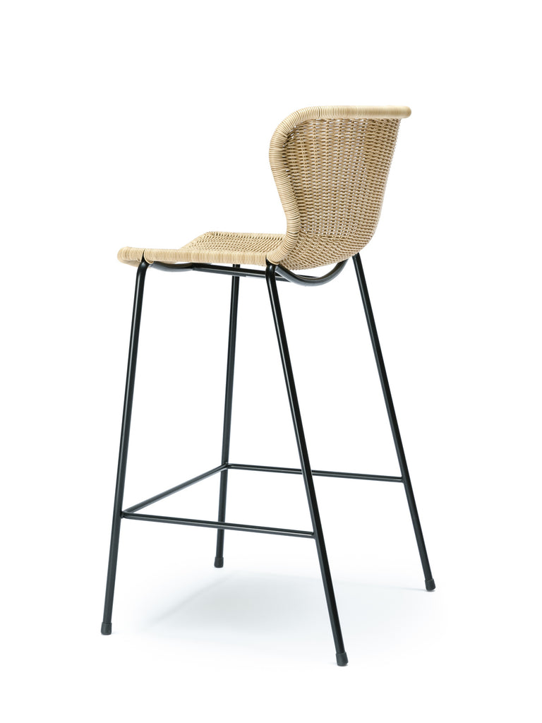 C603 stool outdoor (wheat) back angle