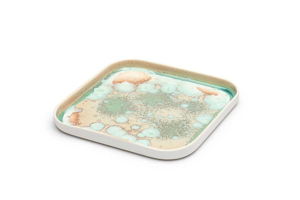 Crystalline Platters - Wattle Ceramics by R L Foote - Feliz