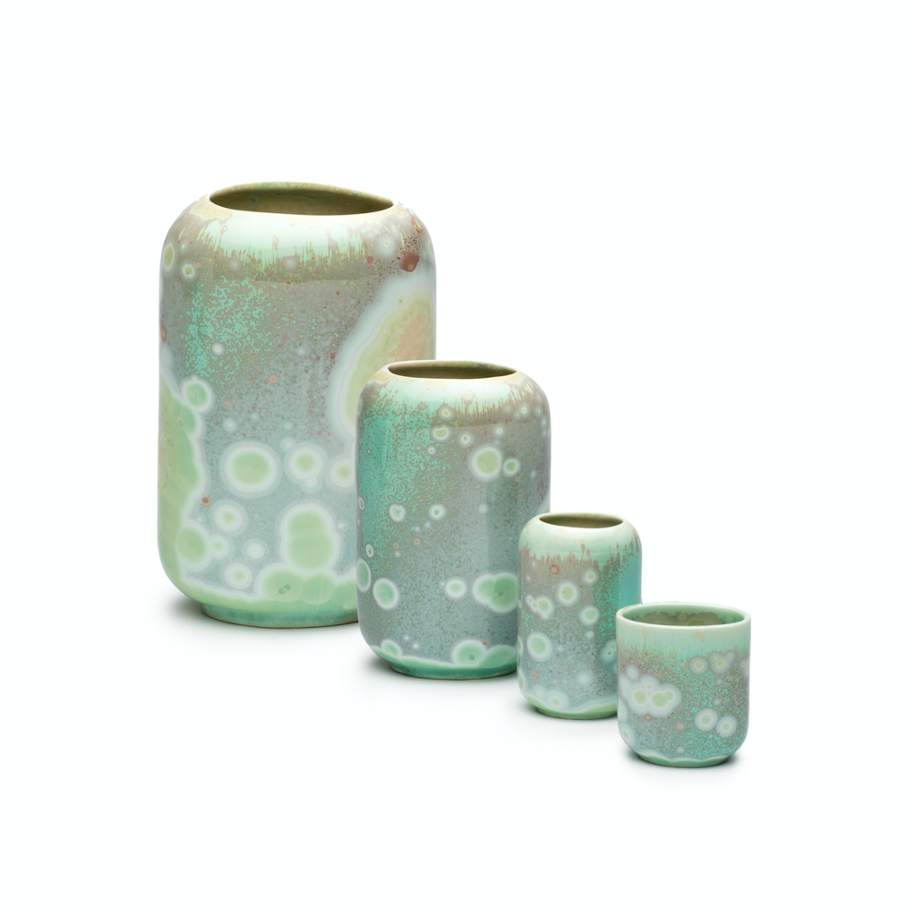 Crystalline Vase - Jade Ceramics by R L Foote - Feliz