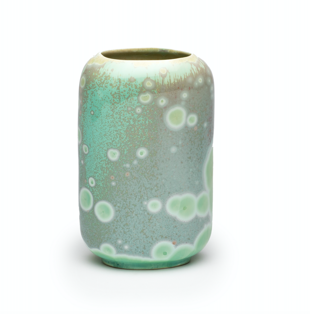 Crystalline Vase - Jade Ceramics by R L Foote - Feliz