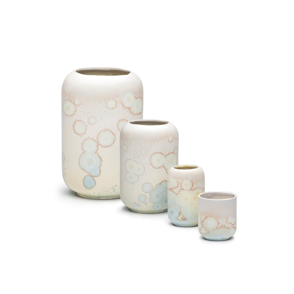 Crystalline Vase - Opal Ceramics by R L Foote - Feliz