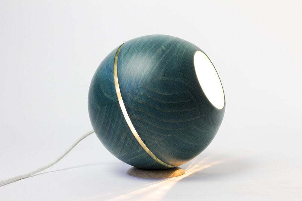 SATURN table lamp Aqua