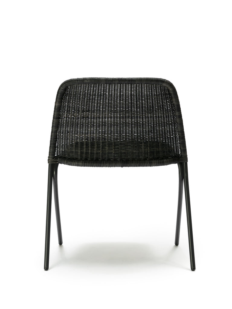 Kakۂ chair (graphite rattan slimit) back