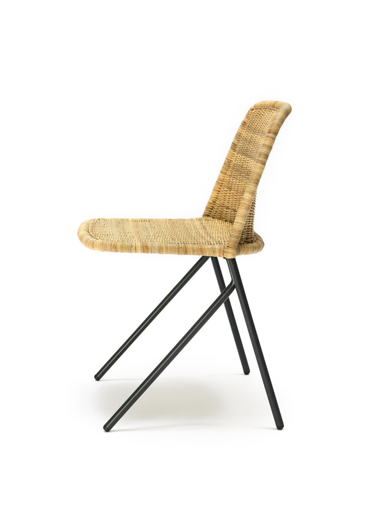 Kakۂ chair (natural rattan slimit) side