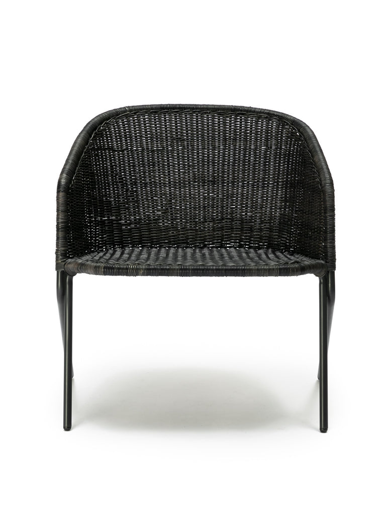 Kakۂ lounge chair (graphite) front