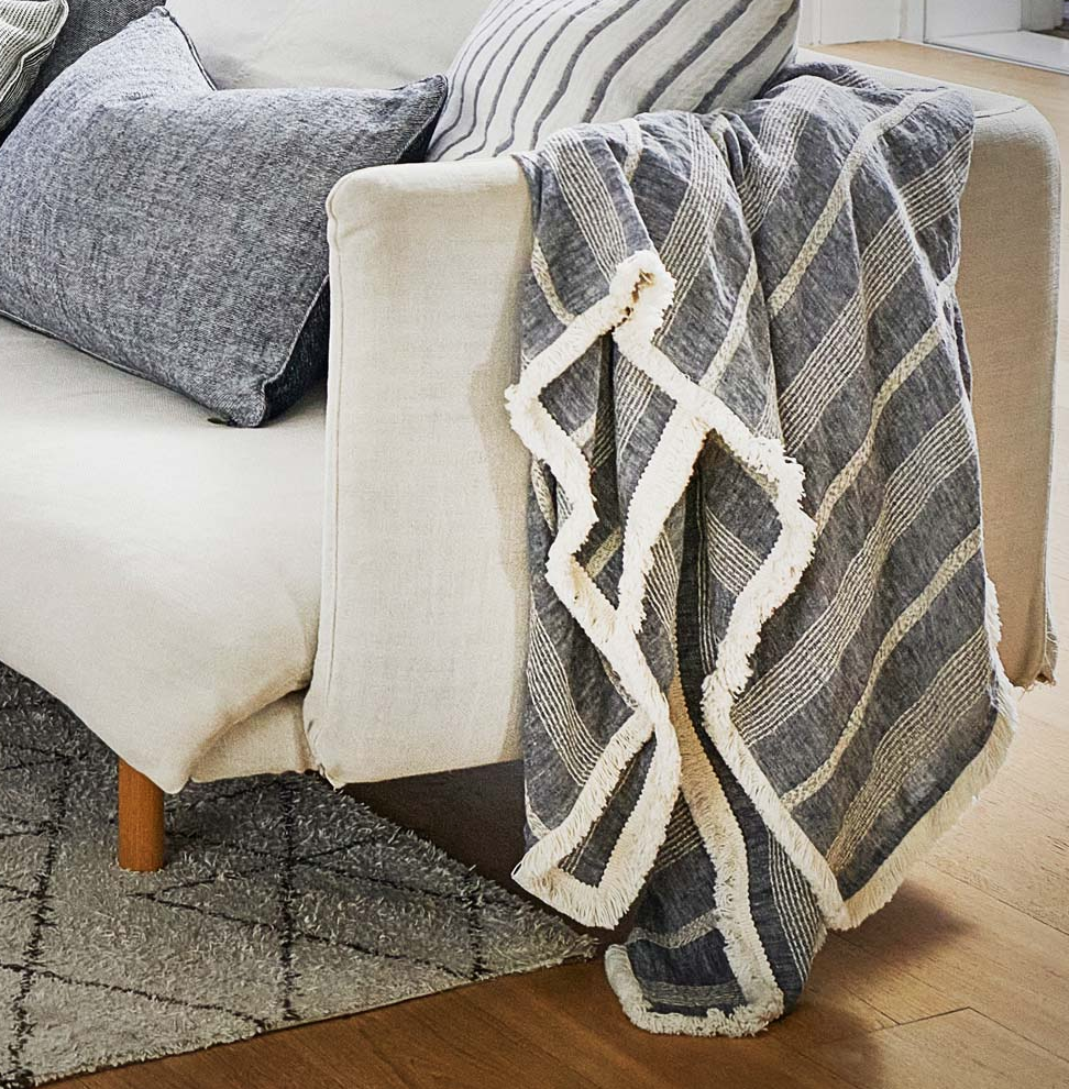 Promenade Linen Throw