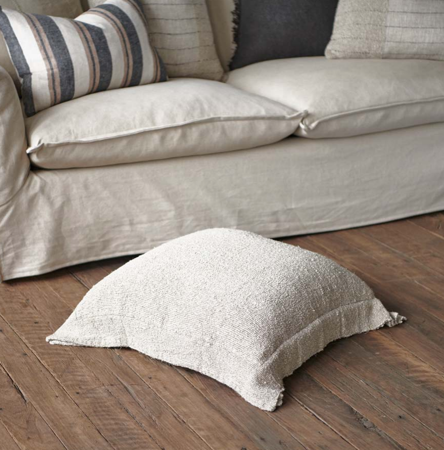 Oskar Linen Floor Cushion