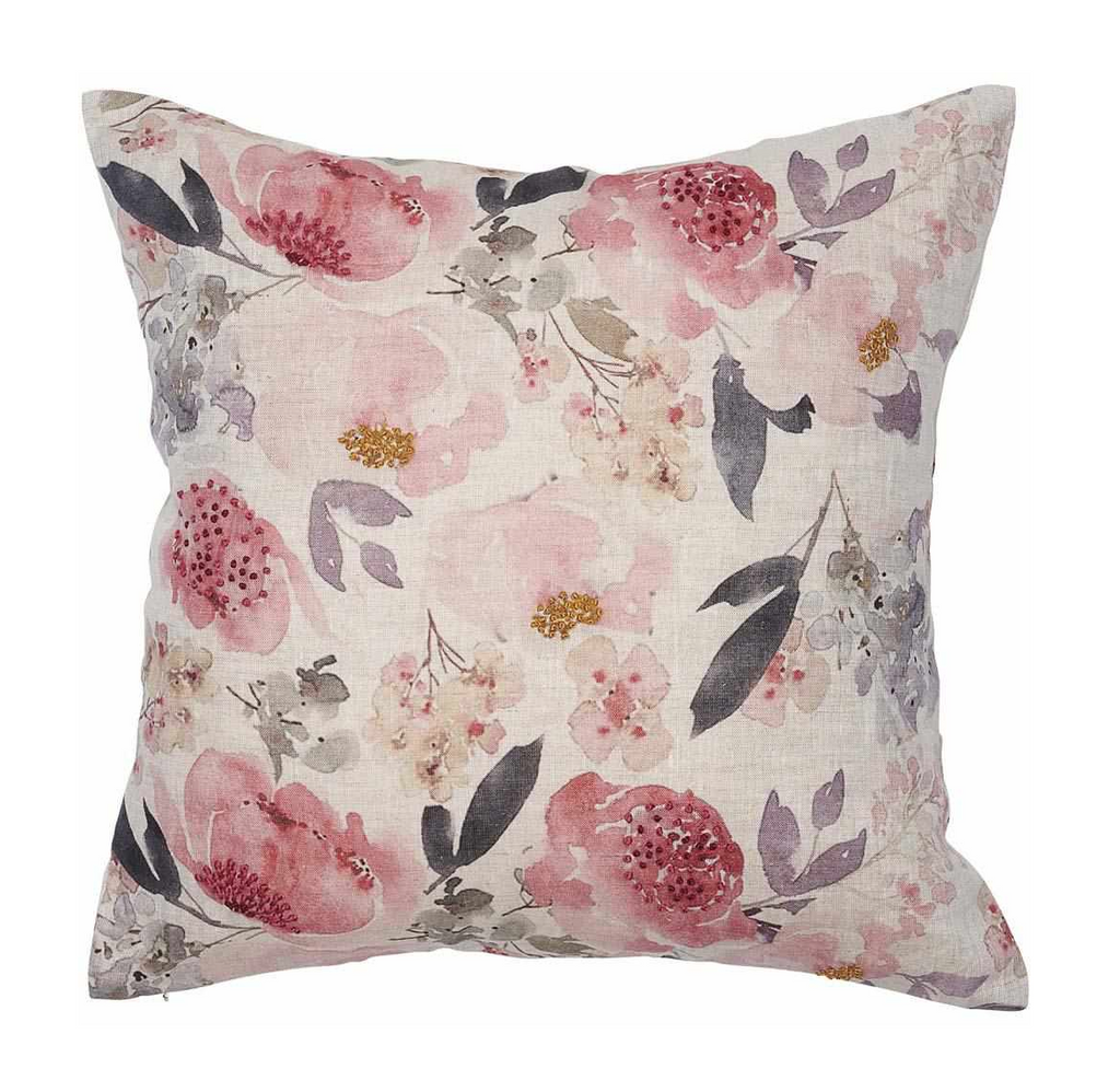 Posy Linen Cushion