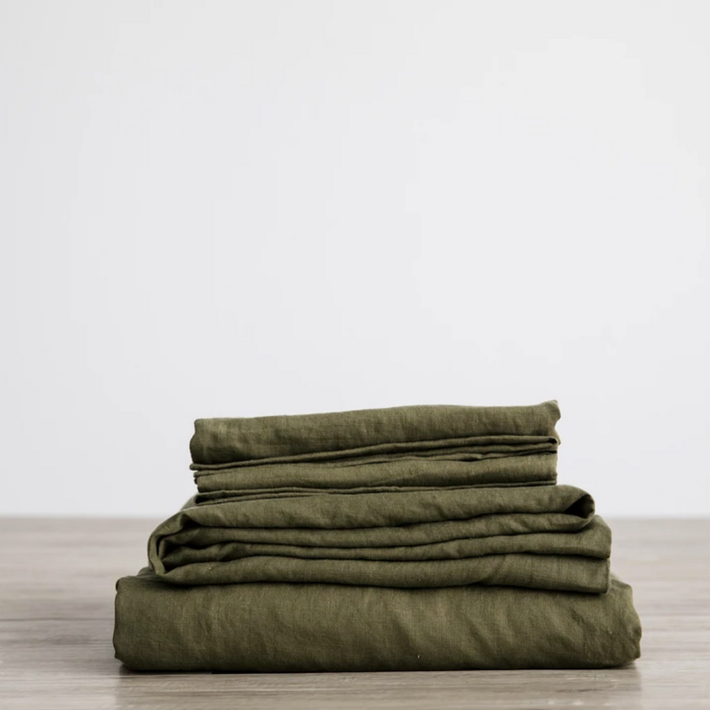 Linen Sheet Set with Pillowcases