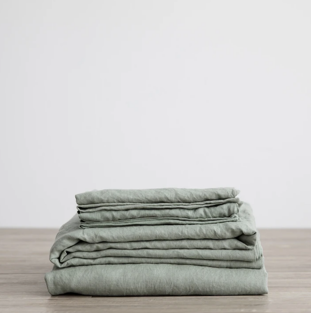 Linen Sheet Set with Pillowcases
