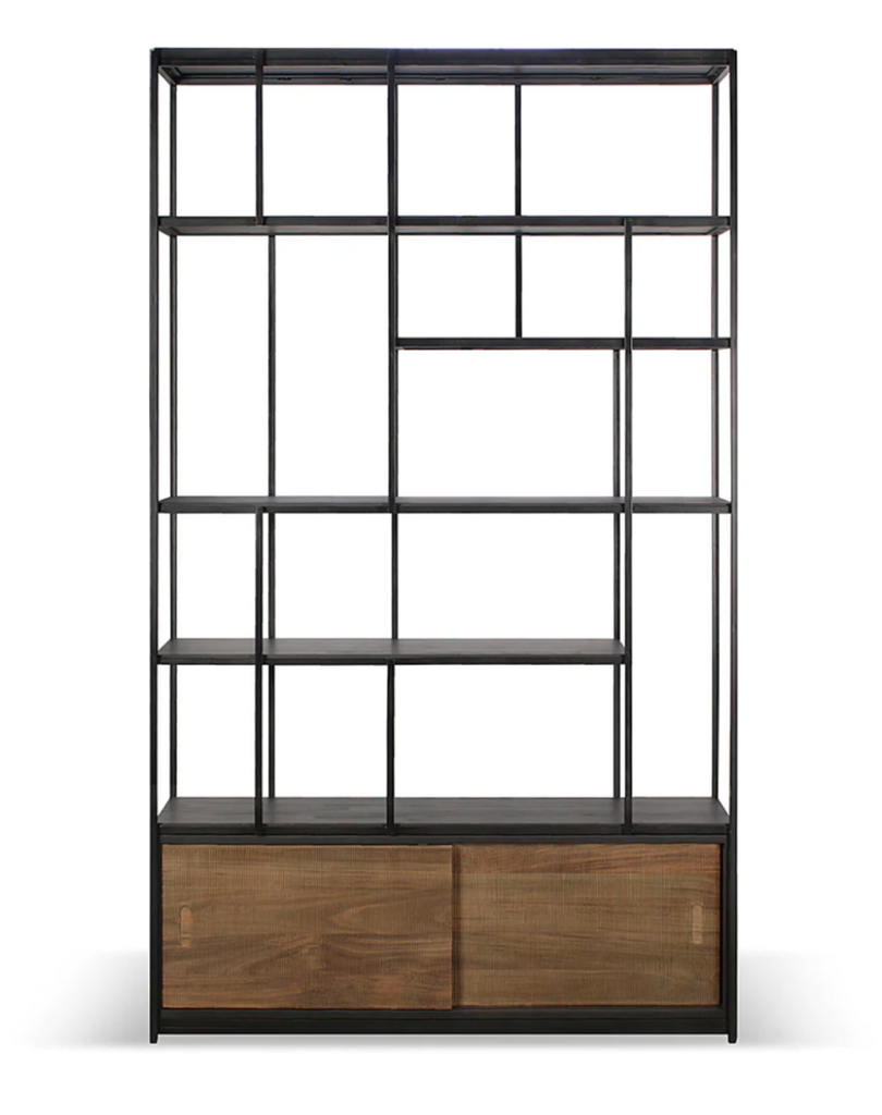 Teak Studio Rack-2 Doors