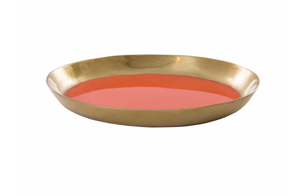 Round Tray Orange