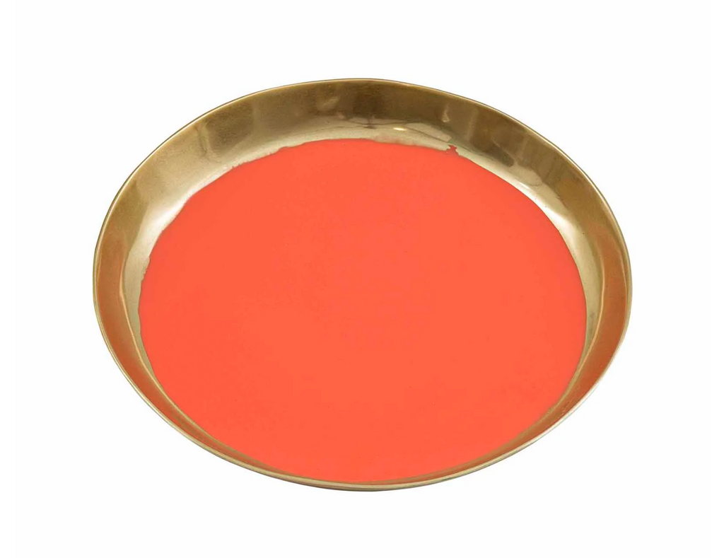 Round Tray Orange