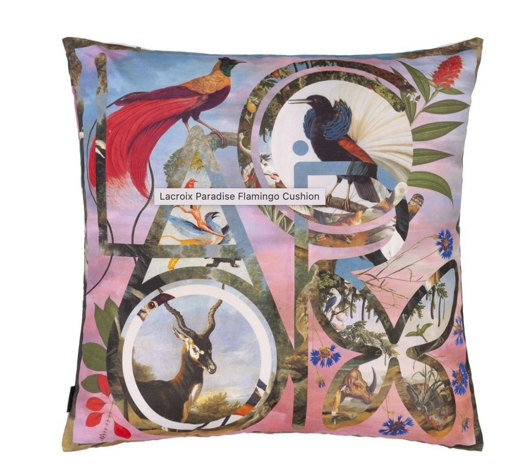 Lacroix Paradise Flamingo Cushion