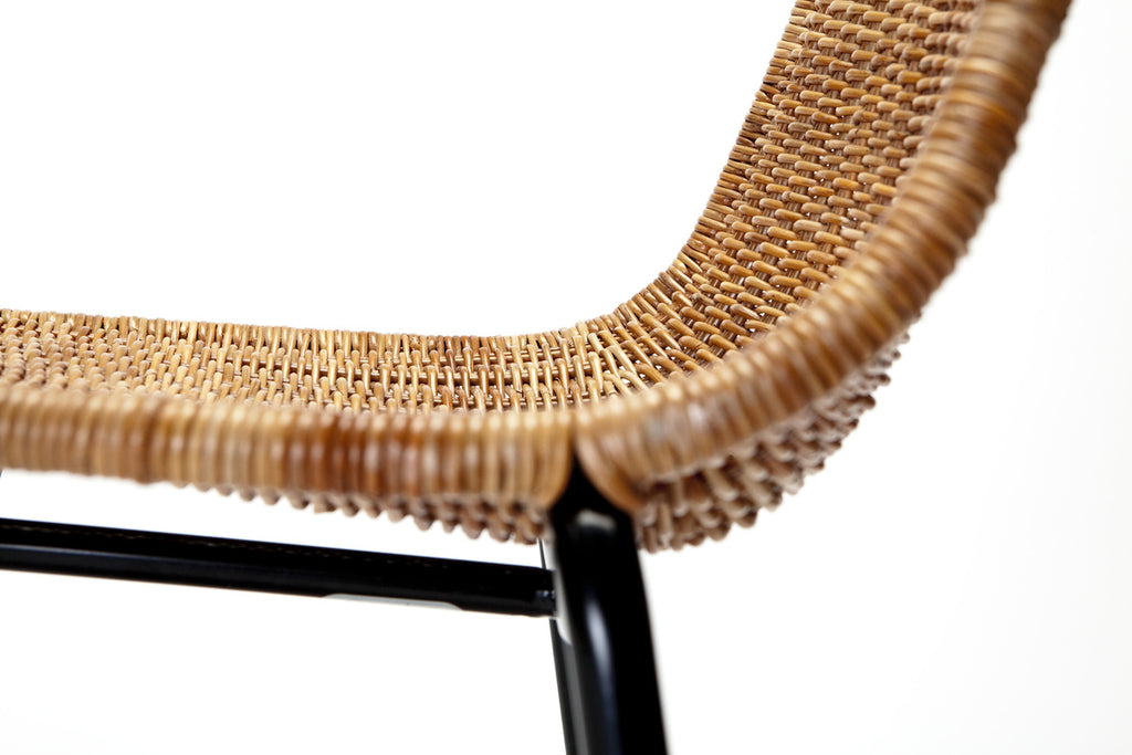Basket chair (rattan pulut) close up